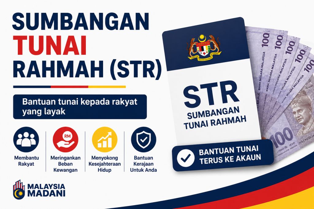 cara semak bantuan STR dan SARA