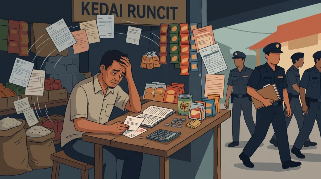 Ralat sistem MyKasih saman kedai runcit, peniaga tempatan disaman penguatkuasa